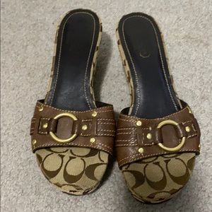 Size 8 Coach sandals